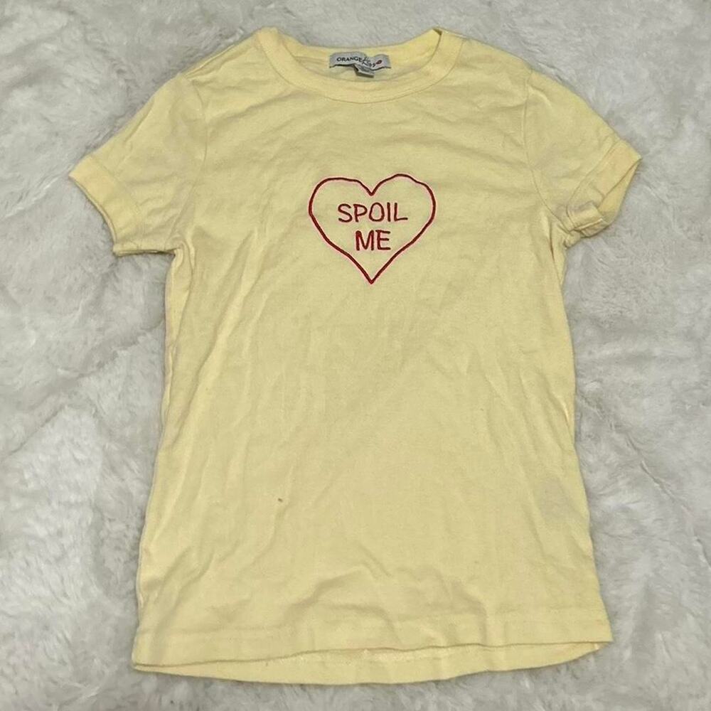Y2k spoil me baby tee